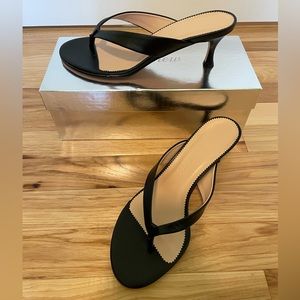 Jcrew leather thong sandals